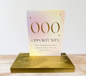 Angel Number Affirmation Cards