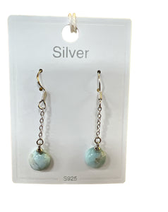 Larimar Earrings