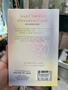 Angel Number Affirmation Cards