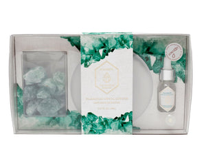 GREEN FLUORITE CRYSTAL OIL DIFFUSER TRAY