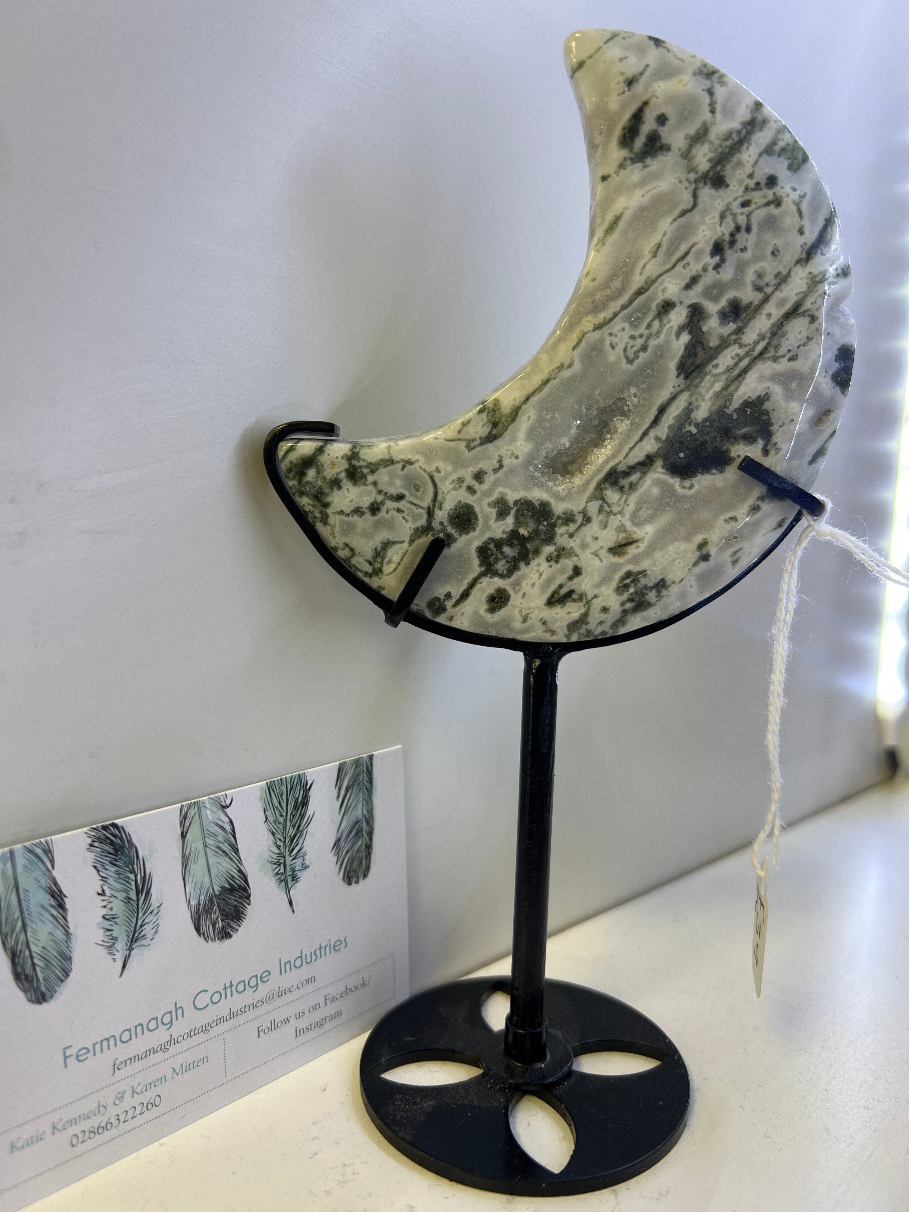 Moss Agate Moon