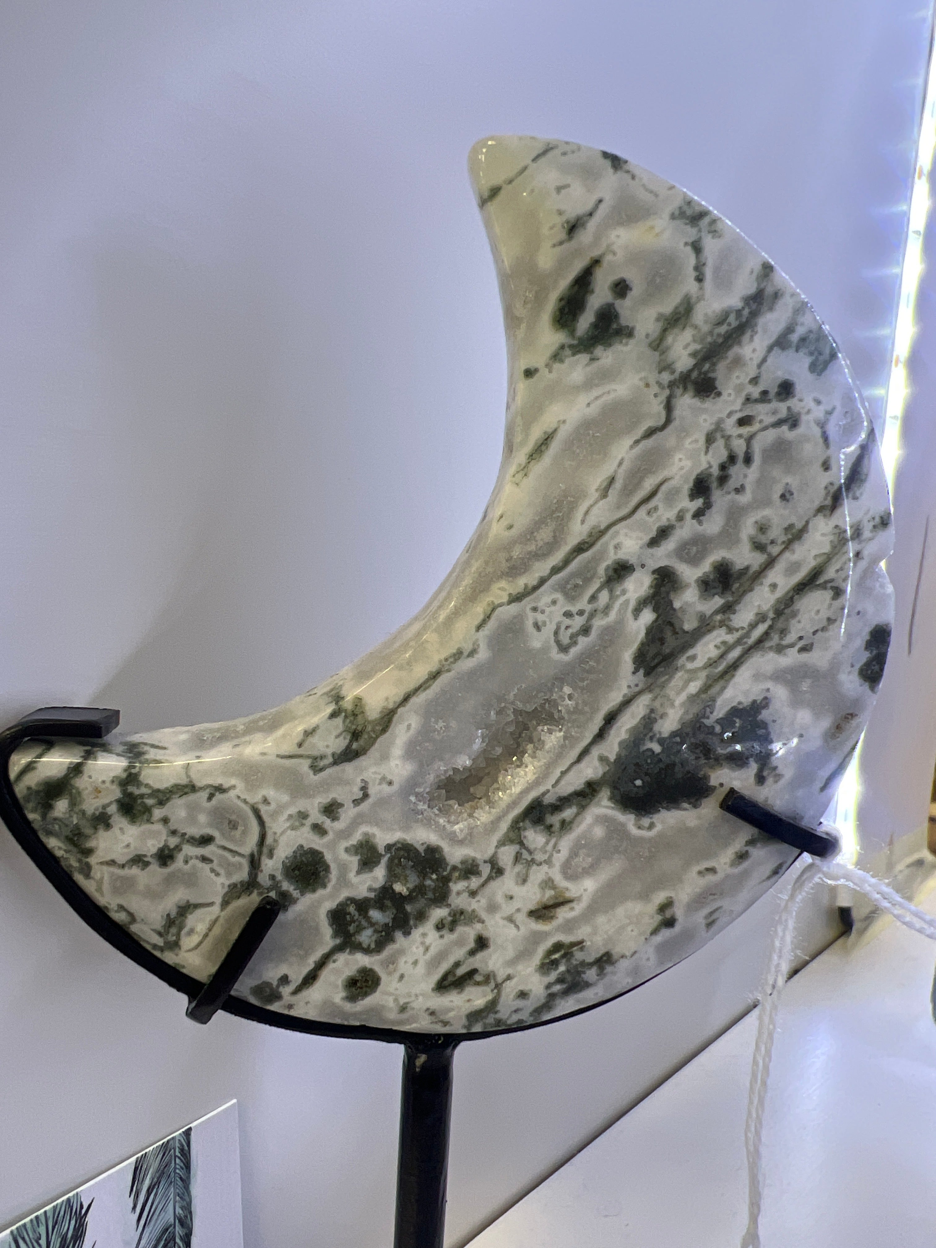 Moss Agate Moon