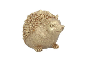 Gold Hedgehog Ornament