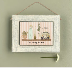 Wooden Hanging picture You are my Sunshine