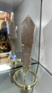 Smoky Quartz Point on Stand