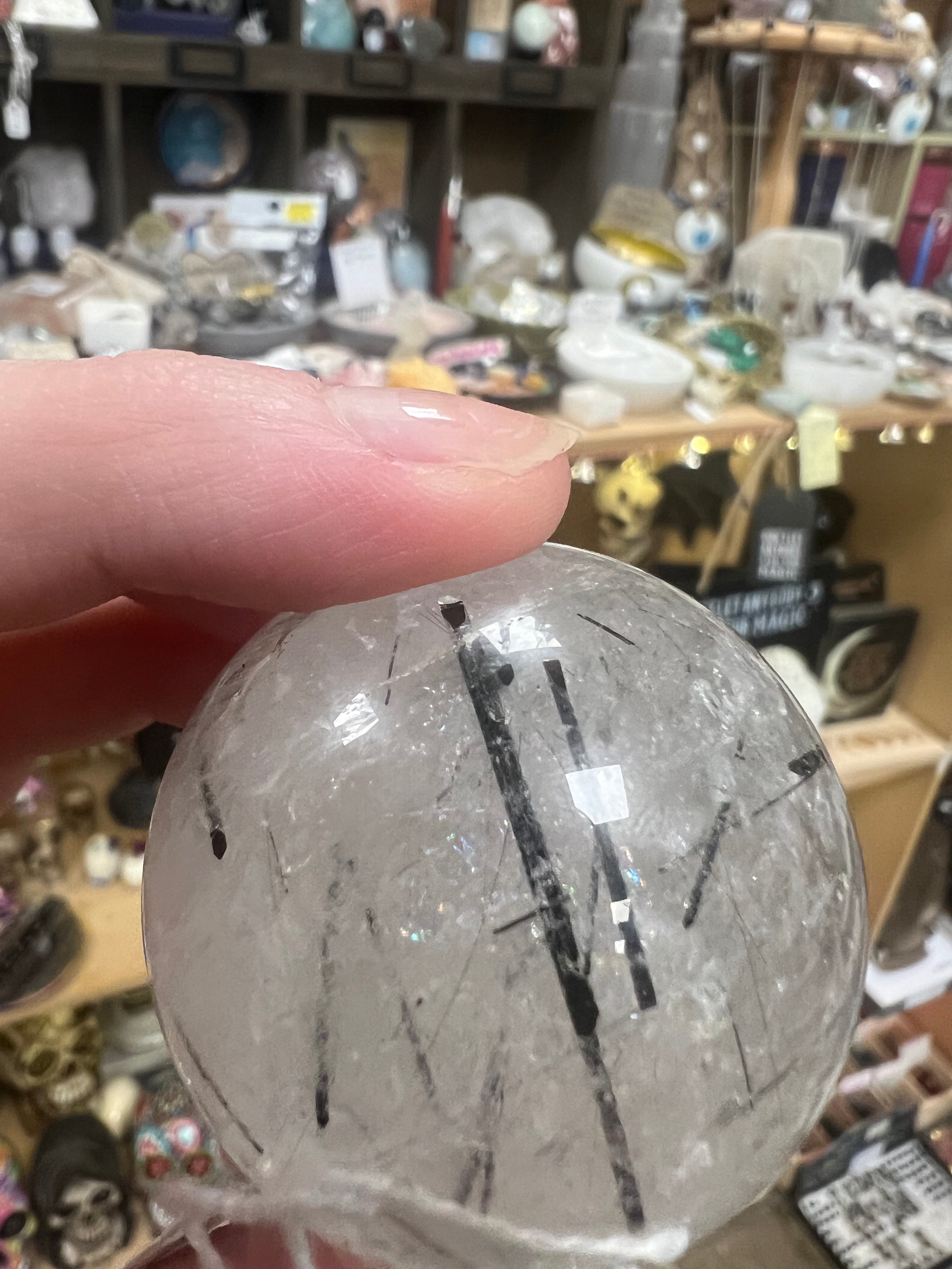 Tourmaline Quartz Sphere