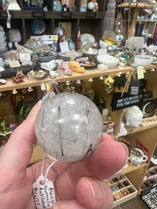 Tourmaline Quartz Sphere