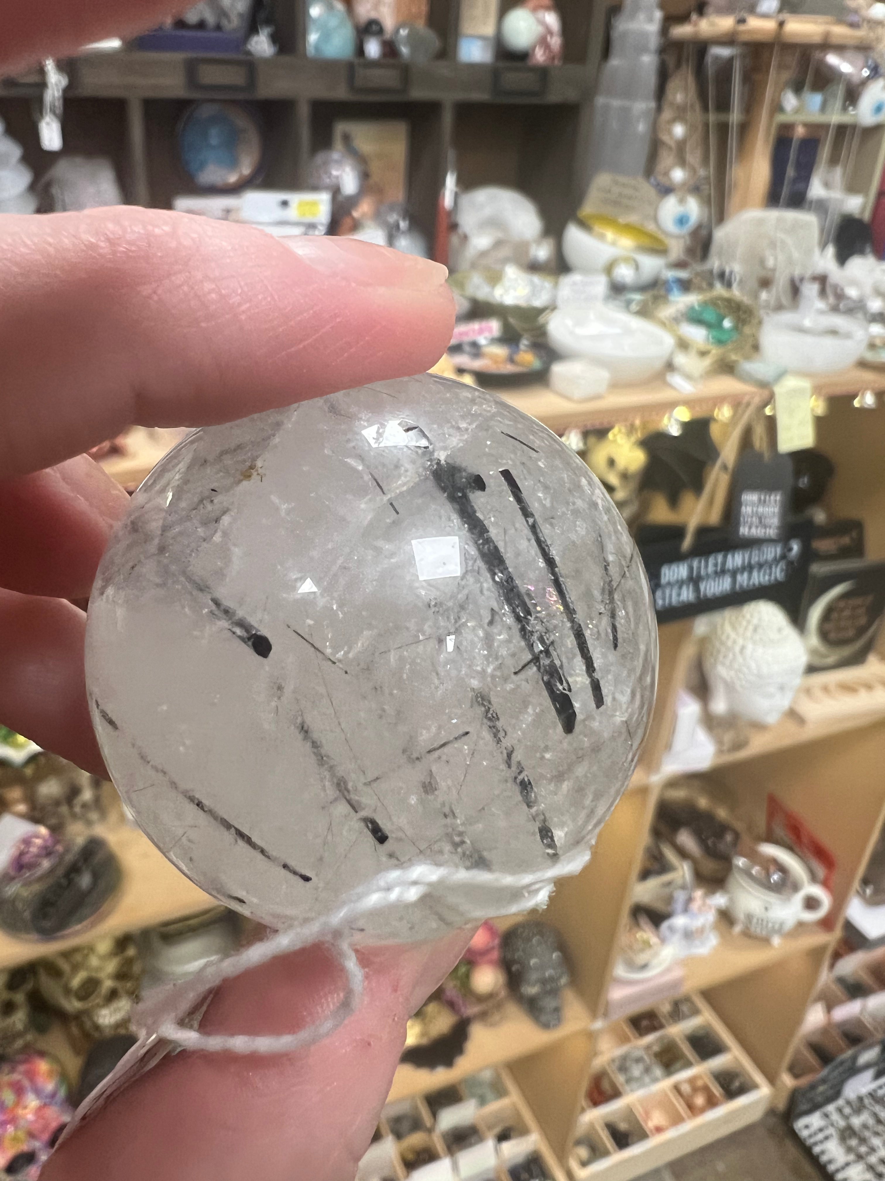 Tourmaline Quartz Sphere