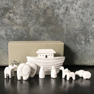 Porcelain Noah's ark set