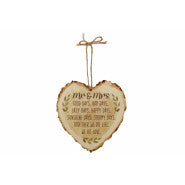 Mr & Mrs Bark heart plaque