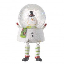 Sitting Snoman Head Snowglobe