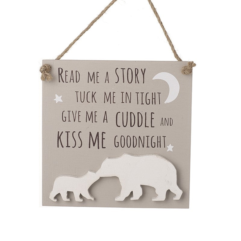 KISS ME GOODNIGHT SIGN