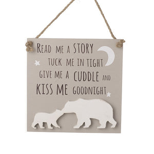 KISS ME GOODNIGHT SIGN