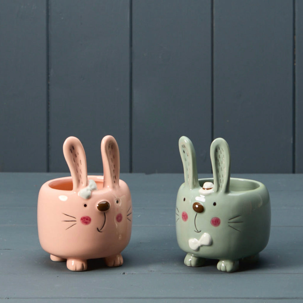 Pink Rabbit pot 12cm