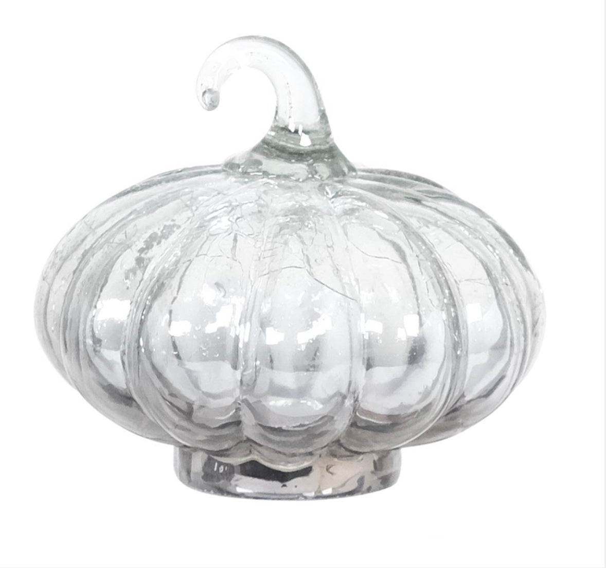 SMALL GLASS PUMPKIN