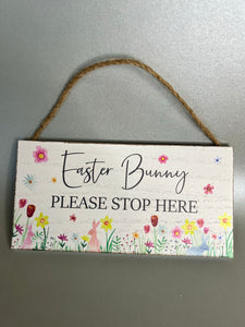 Easter Bunny sign