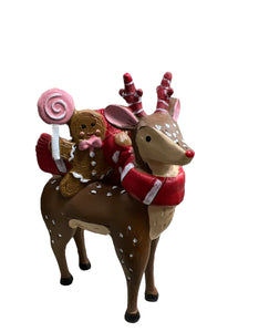 Reindeer with Gingerbread man