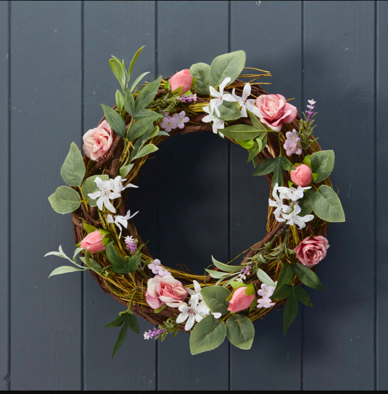 Pink floral Wreath