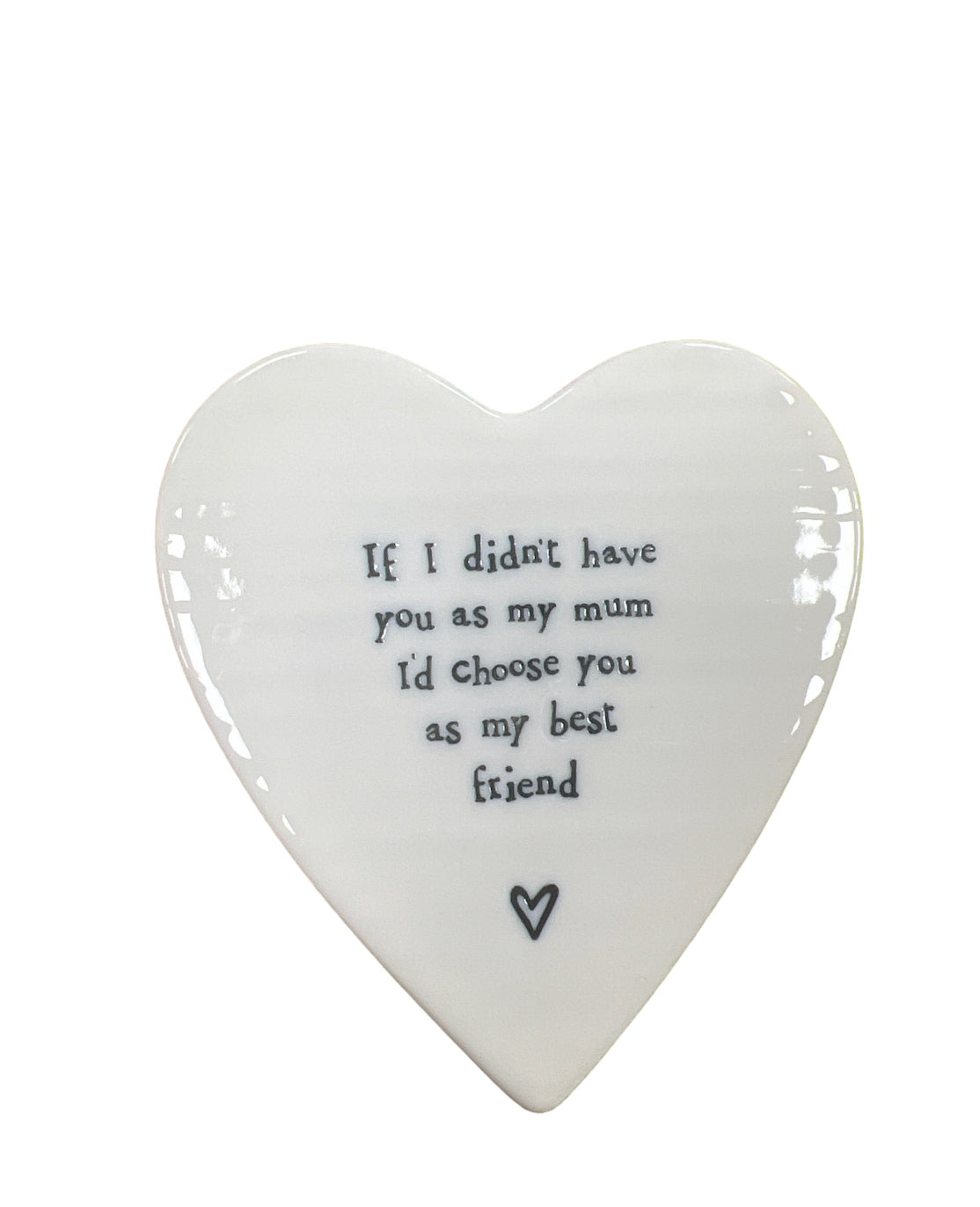 Mum heart Porcelain Coaster